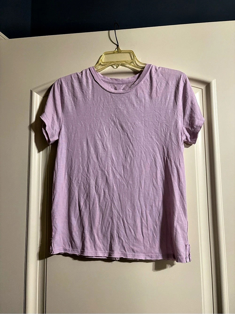 Free People We The Free Nova Tee Short Sleeve Tee in Purple